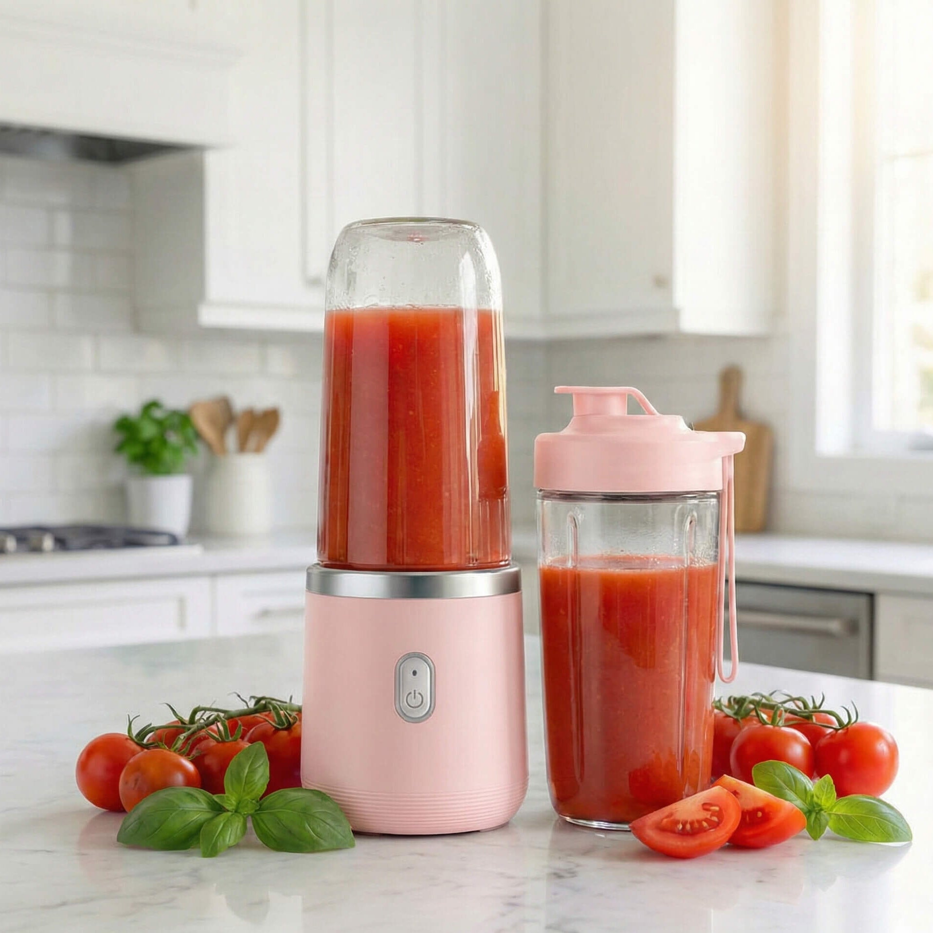 Pink Portable Blender